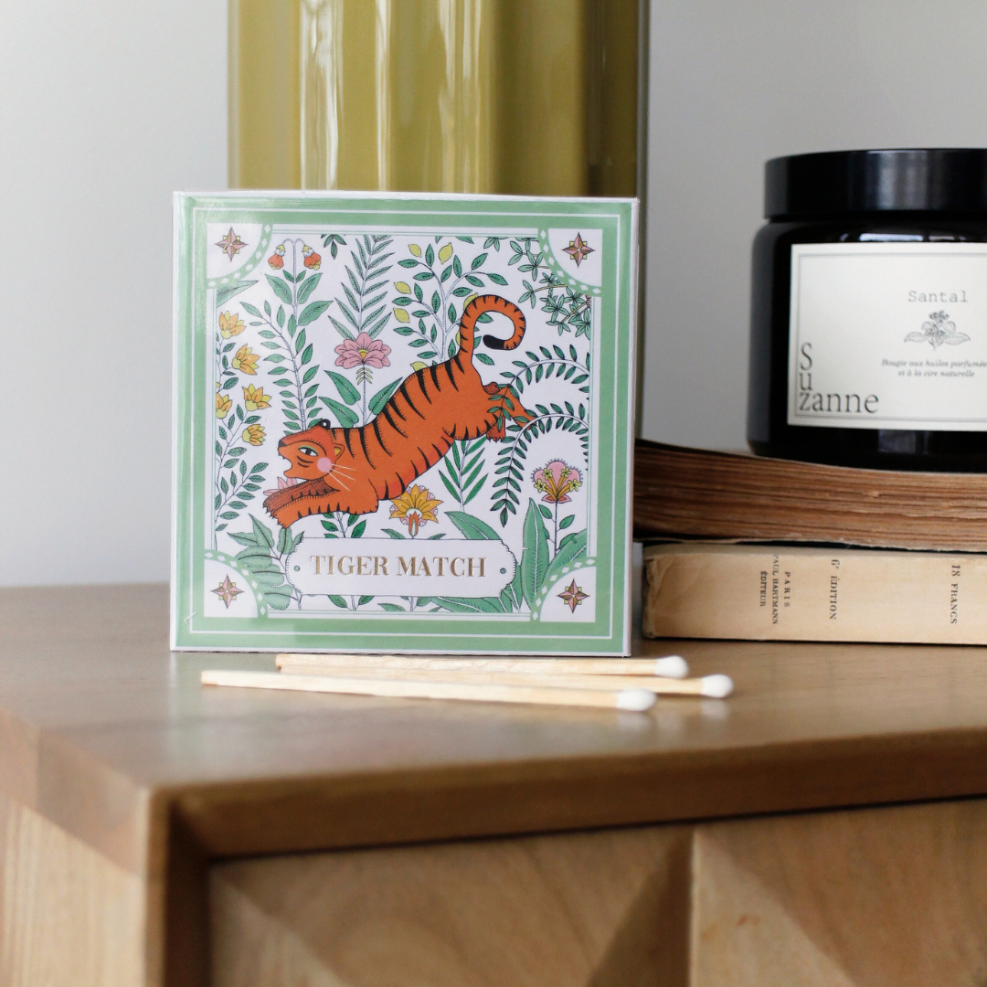 Allumettes Archivist Gallery : "Le Tigre Vert d'Ariane"