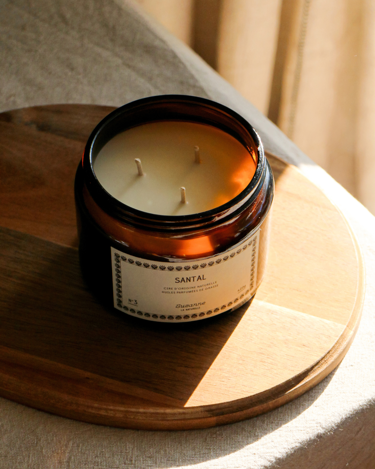 Grande Bougie n°3: Le Santal