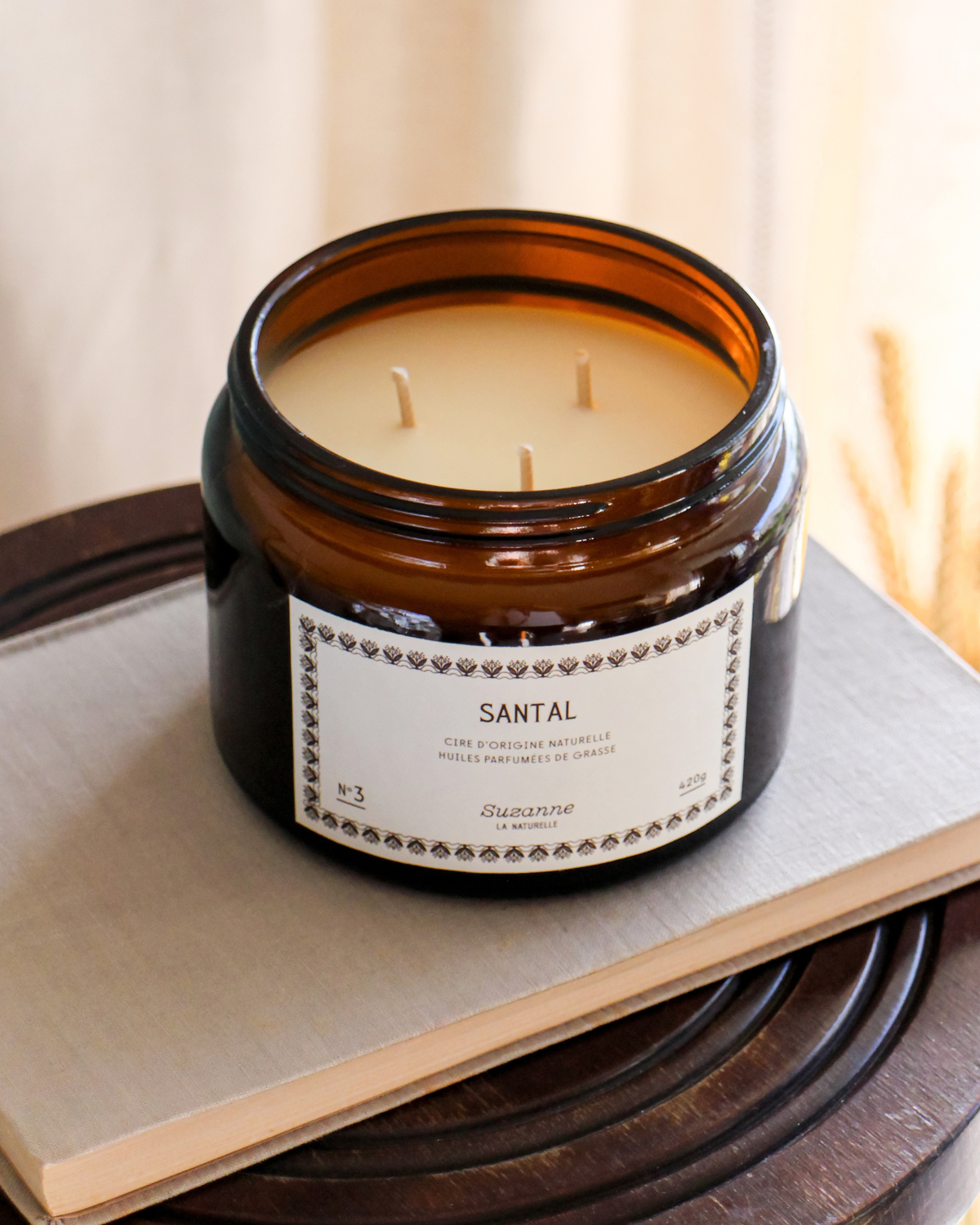 Grande Bougie n°3: Le Santal