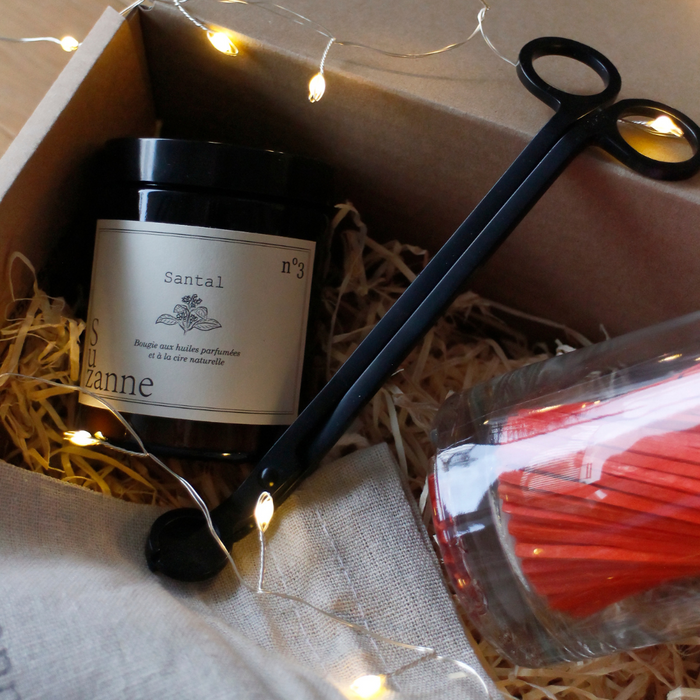 Le Coffret de Noël de Suzanne : La bougie & ses indispensables