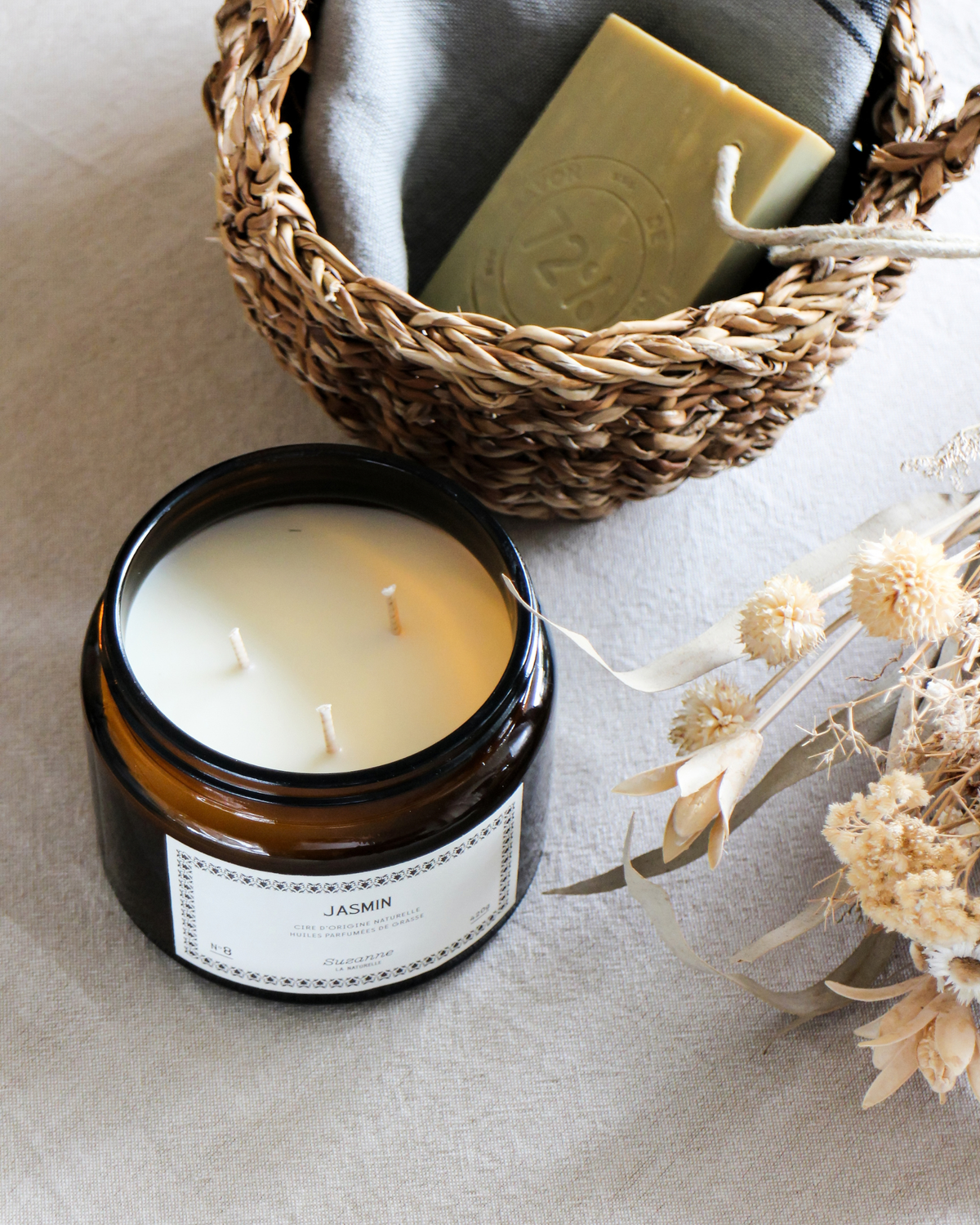 Grande Bougie n°8: Le Jasmin
